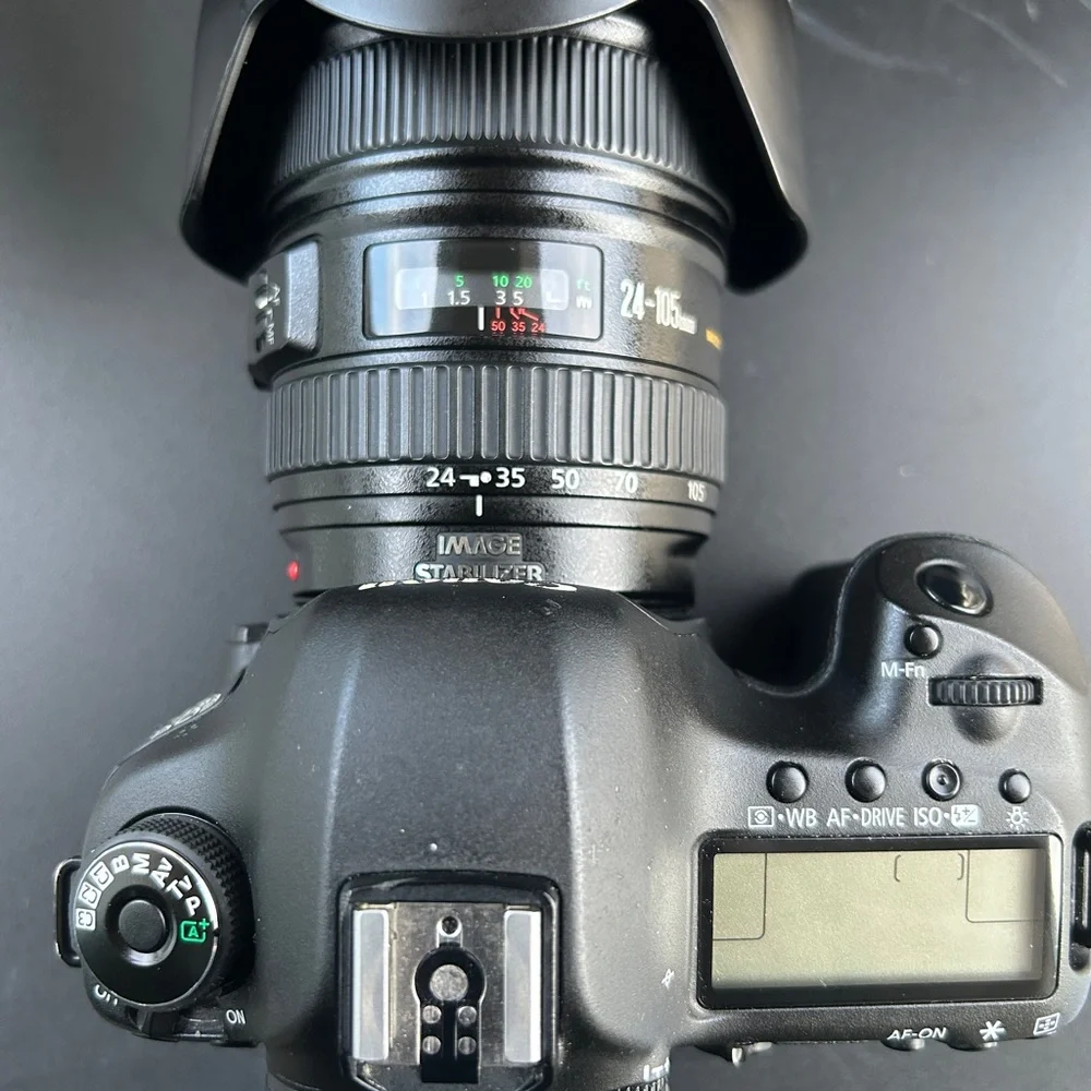 Canon Black Digital Camera Kit with Telephoto Lens